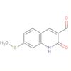 3-Quinolinecarboxaldehyde, 1,2-dihydro-7-(methylthio)-2-oxo-