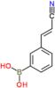{3-[(E)-2-cyanoethenyl]phenyl}boronic acid