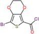 7-bromo-2,3-dihydrothieno[3,4-b][1,4]dioxine-5-carbonyl chloride