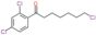 7-chloro-1-(2,4-dichlorophenyl)heptan-1-one