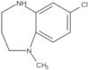 7-Chloro-2,3,4,5-tetrahydro-1-methyl-1H-1,5-benzodiazepine