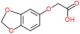 (1,3-benzodioxol-5-yloxy)acetic acid