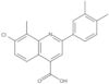 7-Chloro-2-(3,4-dimethylphenyl)-8-methyl-4-quinolinecarboxylic acid