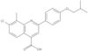 7-Chloro-8-methyl-2-[4-(2-methylpropoxy)phenyl]-4-quinolinecarboxylic acid