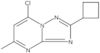 7-Chloro-2-cyclobutyl-5-methyl[1,2,4]triazolo[1,5-a]pyrimidine