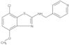 7-Chloro-4-methoxy-N-(4-pyridinylmethyl)-2-benzothiazolamine