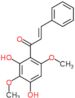 (2E)-1-(2,4-dihydroxy-3,6-dimethoxyphenyl)-3-phenylprop-2-en-1-one