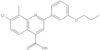 7-Chloro-8-methyl-2-(3-propoxyphenyl)-4-quinolinecarboxylic acid