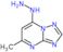 7-hydrazinyl-5-methyl[1,2,4]triazolo[1,5-a]pyrimidine
