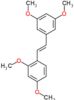 1-[(1E)-2-(3,5-Dimetoxifenil)etenil]-2,4-dimetoxibenceno