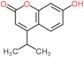 7-hidroxi-4-(1-metiletil)-2H-cromen-2-ona