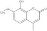 8-Hydroxy-7-methoxy-4-methyl-2H-1-benzopyran-2-one