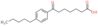 7-oxo-7-(4-pentylphenyl)heptanoic acid