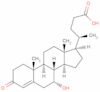 7α-Hydroxy-3-oxo-4-cholen-24-oic acid