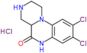 8,9-dichloro-2,3,4,4a-tetrahydro-1H-pyrazino[1,2-a]quinoxalin-5(6H)-one hydrochloride (1:1)