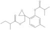 [2-[4-Methyl-2-(2-methyl-1-oxopropoxy)phenyl]-2-oxiranyl]methyl 2-methylbutanoate