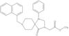 2-[8-(1-Naphthylmethyl)-4-oxo-1-phenyl-1,3,8-triazaspiro[4.5]dec-3-yl]acetic acid methyl ester