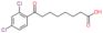 2,4-Dichloro-η-oxobenzeneoctanoic acid