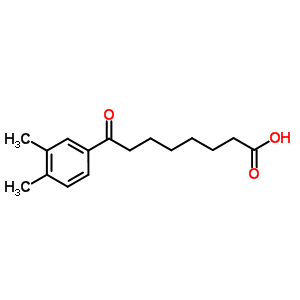 3,4-Dimethyl-η-oxobenzeneoctanoic acid