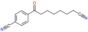 4-(7-cyanoheptanoyl)benzonitrile