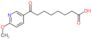 6-Methoxy-η-oxo-3-pyridineoctanoic acid