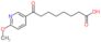 8-(6-methoxy-3-pyridyl)-8-oxo-octanoic acid