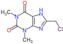 8-(chloromethyl)-1,3-dimethyl-3,7-dihydro-1H-purine-2,6-dione