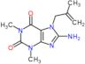 8-amino-1,3-dimethyl-7-(2-methylprop-2-en-1-yl)-3,7-dihydro-1H-purine-2,6-dione