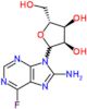 6-fluoro-9-(D-ribofuranosyl)-9H-purin-8-amine