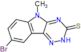 8-bromo-5-methyl-2,5-dihydro-3H-[1,2,4]triazino[5,6-b]indole-3-thione