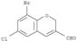 2H-1-Benzopyran-3-carboxaldehyde,8-bromo-6-chloro-