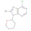 9H-Purine, 8-bromo-6-chloro-9-(tetrahydro-2H-pyran-2-yl)-