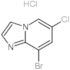 Imidazo[1,2-a]pyridine, 8-bromo-6-chloro-, hydrochloride (1:1)