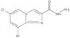 8-Bromo-6-chloroimidazo[1,2-a]pyridine-2-carboxylic acid hydrazide