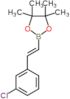 2-[(1E)-2-(3-Chlorophenyl)ethenyl]-4,4,5,5-tetramethyl-1,3,2-dioxaborolane