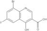 8-Bromo-6-fluoro-4-hydroxy-3-quinolinecarboxylic acid