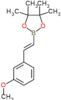 2-[(1E)-2-(3-Methoxyphenyl)ethenyl]-4,4,5,5-tetramethyl-1,3,2-dioxaborolane