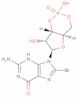 Guanosine, 8-bromo-, cyclic 3′,5′-(hydrogen phosphate), sodium salt (1:1)