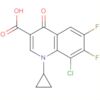 3-Quinolinecarboxylic acid,8-chloro-1-cyclopropyl-6,7-difluoro-1,4-dihydro-4-oxo-