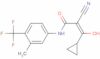 2-cyano-3-cyclopropyl-3-hydroxy-N-(3'-methyl-4'-(trifluoromethyl)phenyl)propenamide