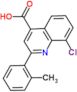 8-chloro-2-(2-methylphenyl)quinoline-4-carboxylic acid