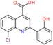 8-chloro-2-(2-hydroxyphenyl)quinoline-4-carboxylic acid