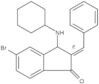 (2E)-5-Bromo-3-(cyclohexylamino)-2,3-dihydro-2-(phenylmethylene)-1H-inden-1-one