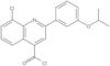 8-Chloro-2-[3-(1-methylethoxy)phenyl]-4-quinolinecarbonyl chloride