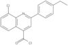 8-Chloro-2-(4-ethylphenyl)-4-quinolinecarbonyl chloride