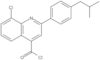 8-Chloro-2-[4-(2-methylpropyl)phenyl]-4-quinolinecarbonyl chloride