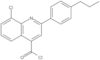 8-Chloro-2-(4-propylphenyl)-4-quinolinecarbonyl chloride