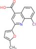 8-chloro-2-(5-methylfuran-2-yl)quinoline-4-carboxylic acid