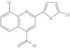 8-Chloro-2-(5-chloro-2-thienyl)-4-quinolinecarbonyl chloride