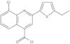 Cloruro de 8-cloro-2-(5-etil-2-tienil)-4-quinolinecarbonilo